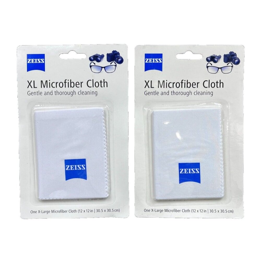 Zeiss Microfiber Gentle Cleaning Cloth X-Large 12 x 12 Each Box (2-Pack)